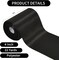 4 Inch Wide Black Solid Satin Ribbon 22yd Fabric Large Ribbon